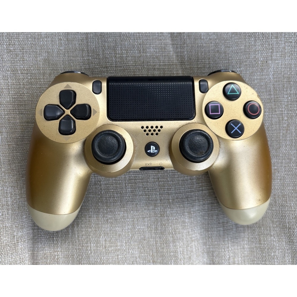 Sony DualShock 4 Wireless Controller Gold PS4 PlayStation For Parts Repair